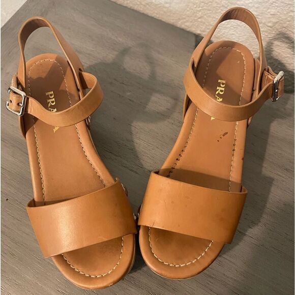 Prada Calzature Donna Prada clog sandals sz 37 - Picture 1 of 12